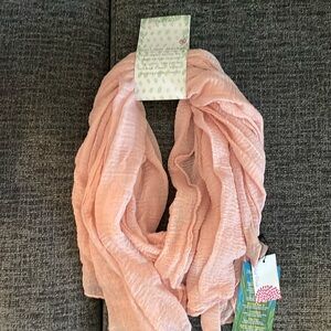 Light pink scarf